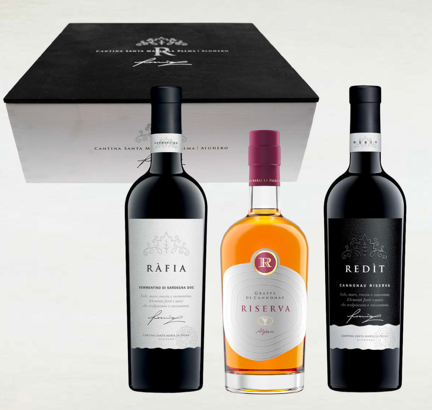 Confezione regalo Vini "ESPERIENZE" Cantina Santa Maria La Palma- Algh