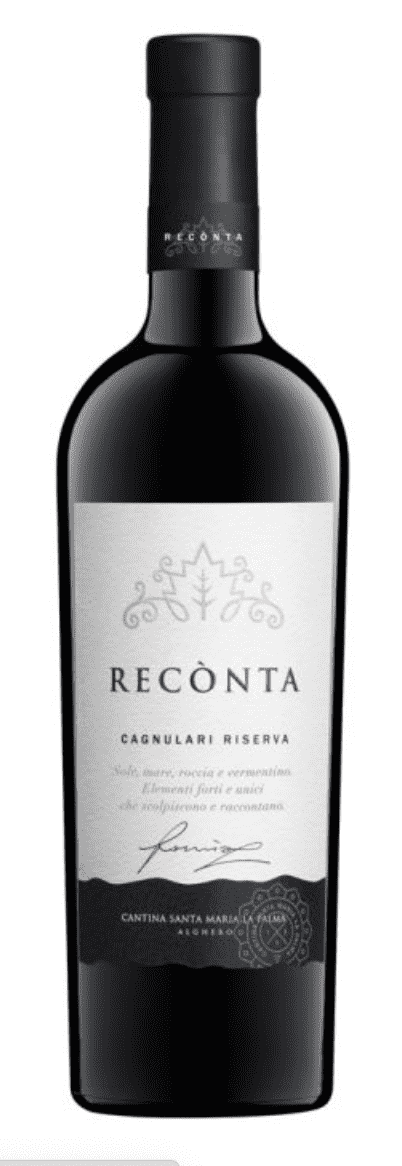RECÒNTA- Cagnulari Alghero DOC Riserva bottiglia da 75 cl