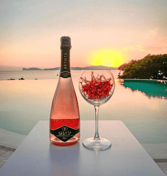 AKÈNTA CAGNULARI ISOLA DEI NURAGHI I.G.T. VINO SPUMANTE ROSATO EXTRA DRY MILLESIMATO 75cl.