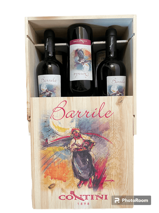 Confezione regalo Barrile Cantina Contini Isola dei Nuraghi IGT- 6 bottiglie da 0,75l