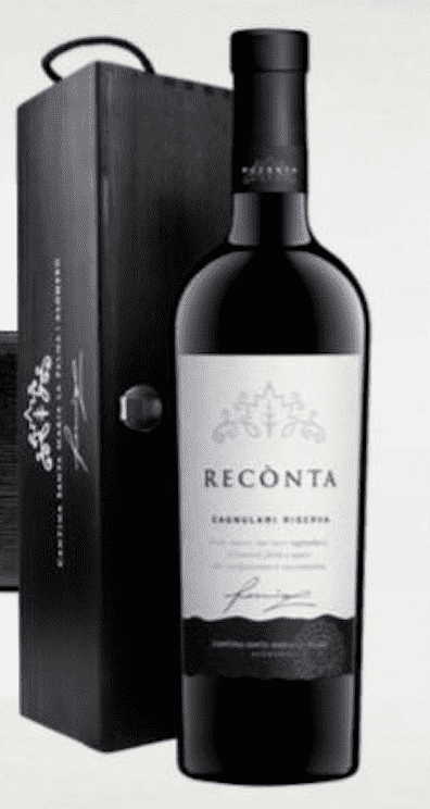 RECÒNTA- Cagnulari Alghero DOC Riserva bottiglia da 75 cl