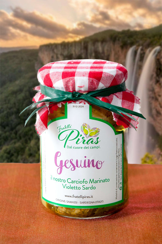 Carciofini sott'olio marinati- Carciofo Violetto sardo