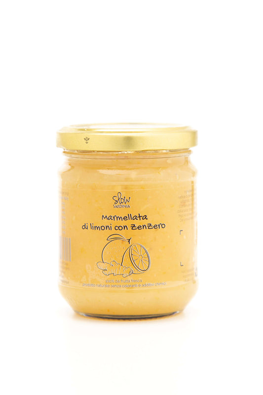 Marmellata di limoni con zenzero- 250 grammi