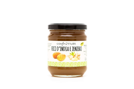 Confettura Fico d'India e zenzero- BIO- 220 grammi