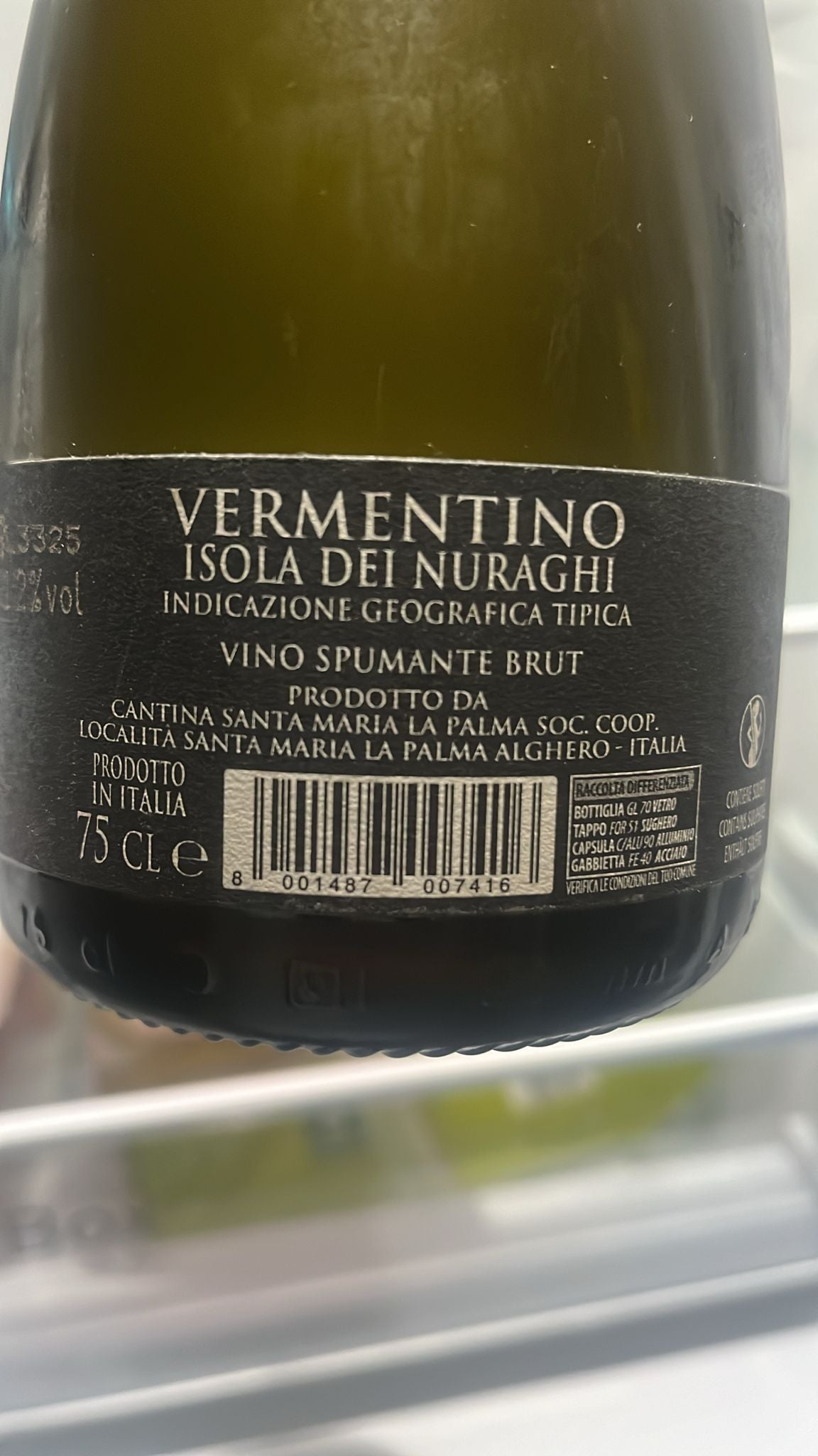 GUIO' VERMENTINO ISOLA DEI NURAGHI IGT- VINO SPUMANTE BRUT 75cl