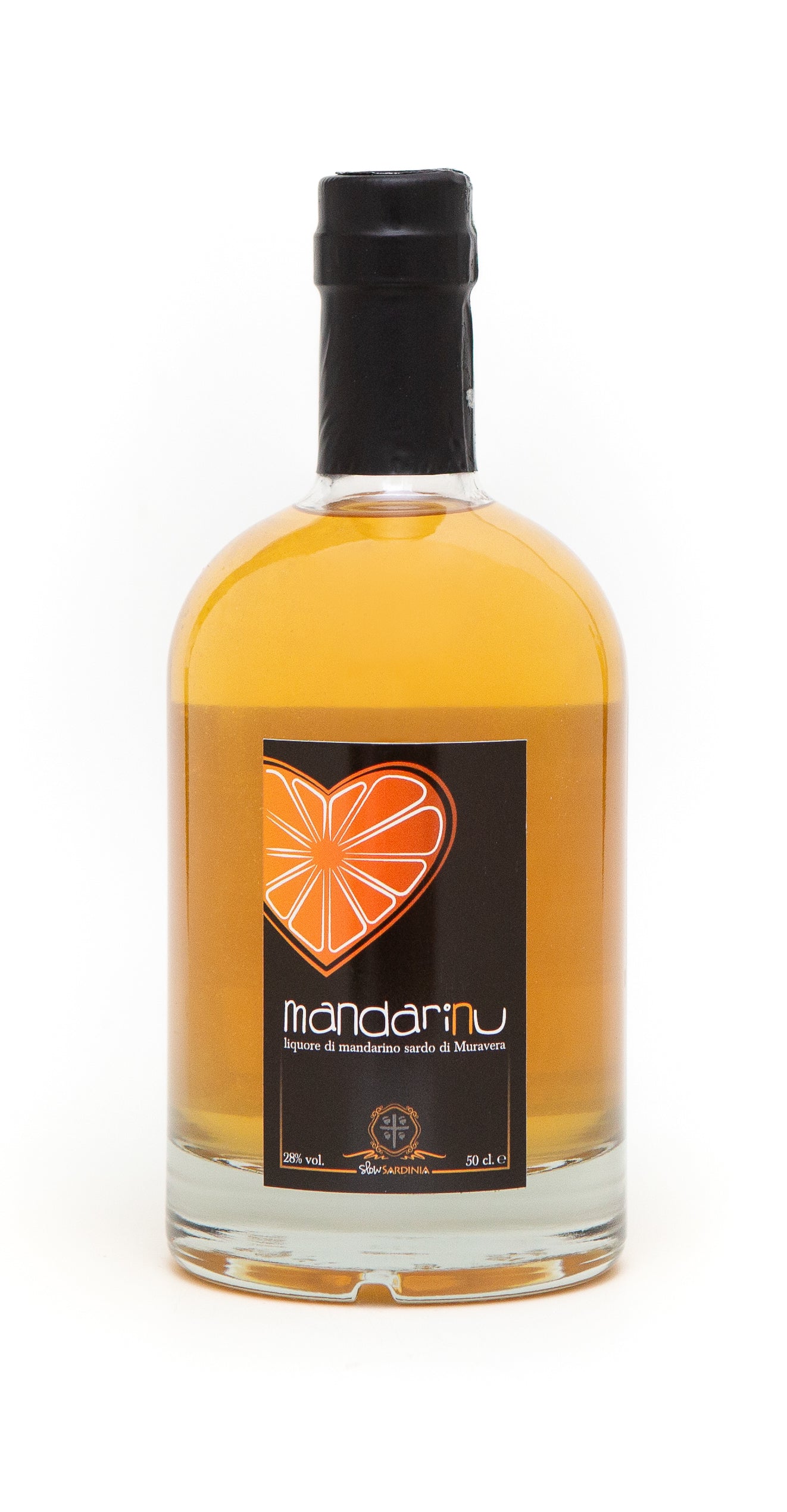 <transcy>Sardinian mandarin liqueur &quot;Heart of Mandarinu&quot; - 70 cl.</transcy>