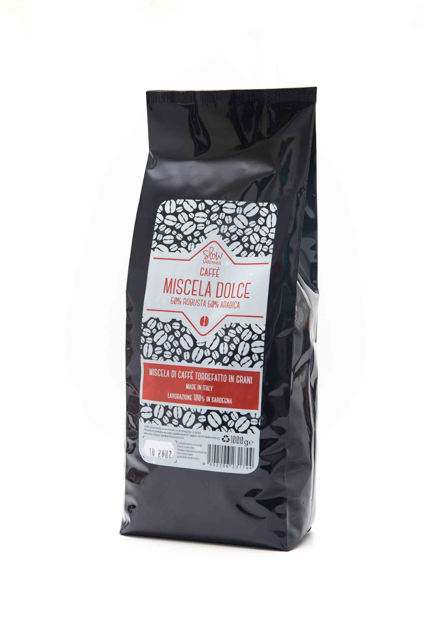 Caffè torrefatto in grani- Miscela DOLCE- 1 kg