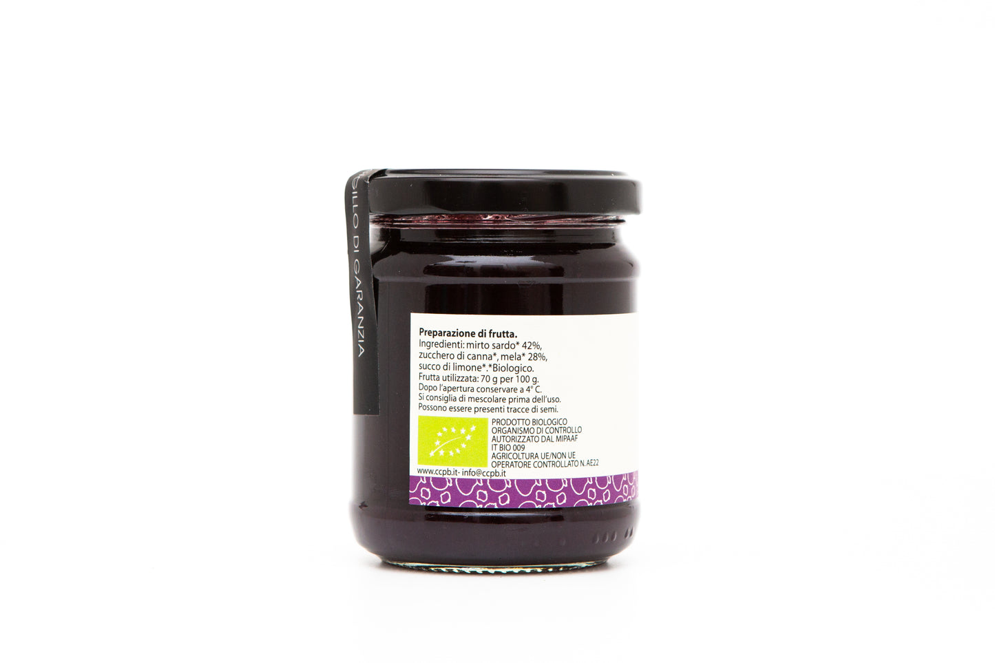 Confettura Mirto BIO- 220 grammi
