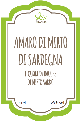 Amaro di Mirto di Sardegna, liquore - 70 cl