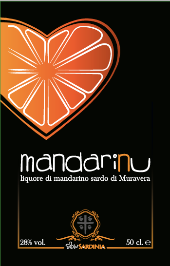 <transcy>Sardinian mandarin liqueur &quot;Heart of Mandarinu&quot; - 70 cl.</transcy>